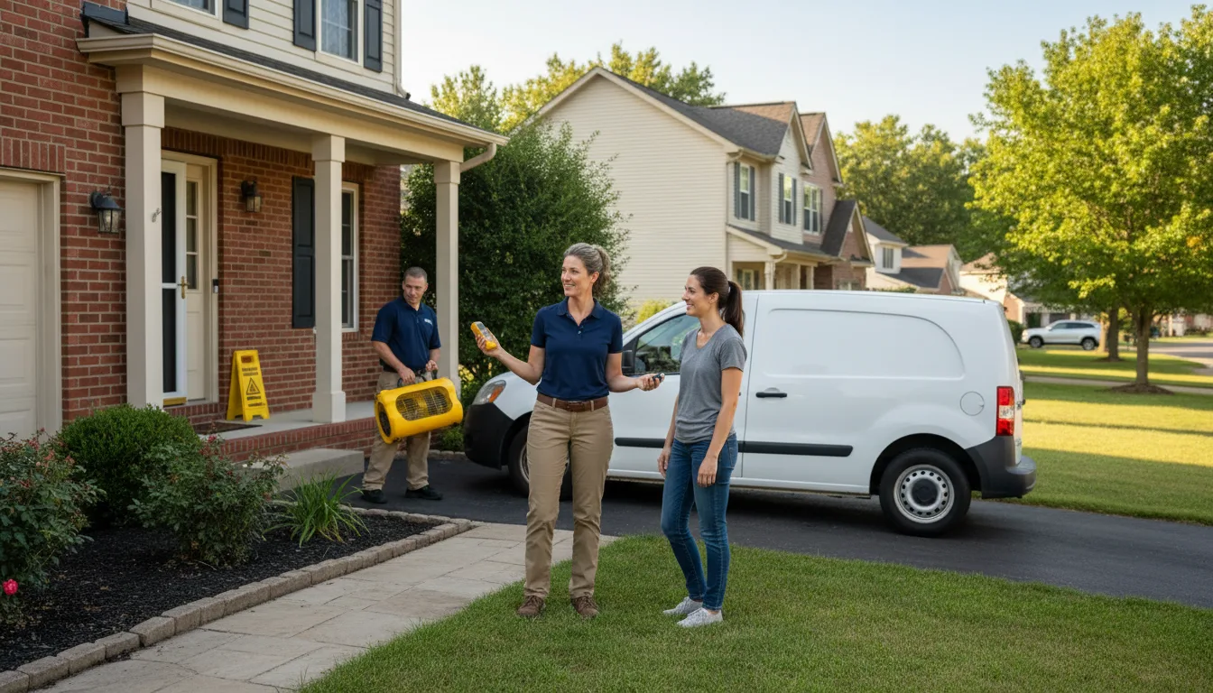 Residential water damage restoration in Exeter, CA